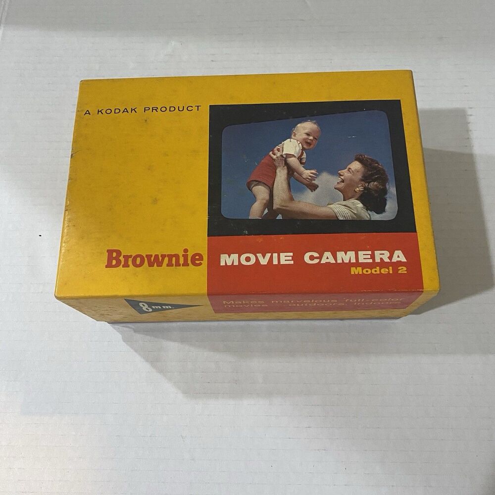 Vintage Kodak Brownie 8mm Movie Camera Model 2, GREAT CONDITION